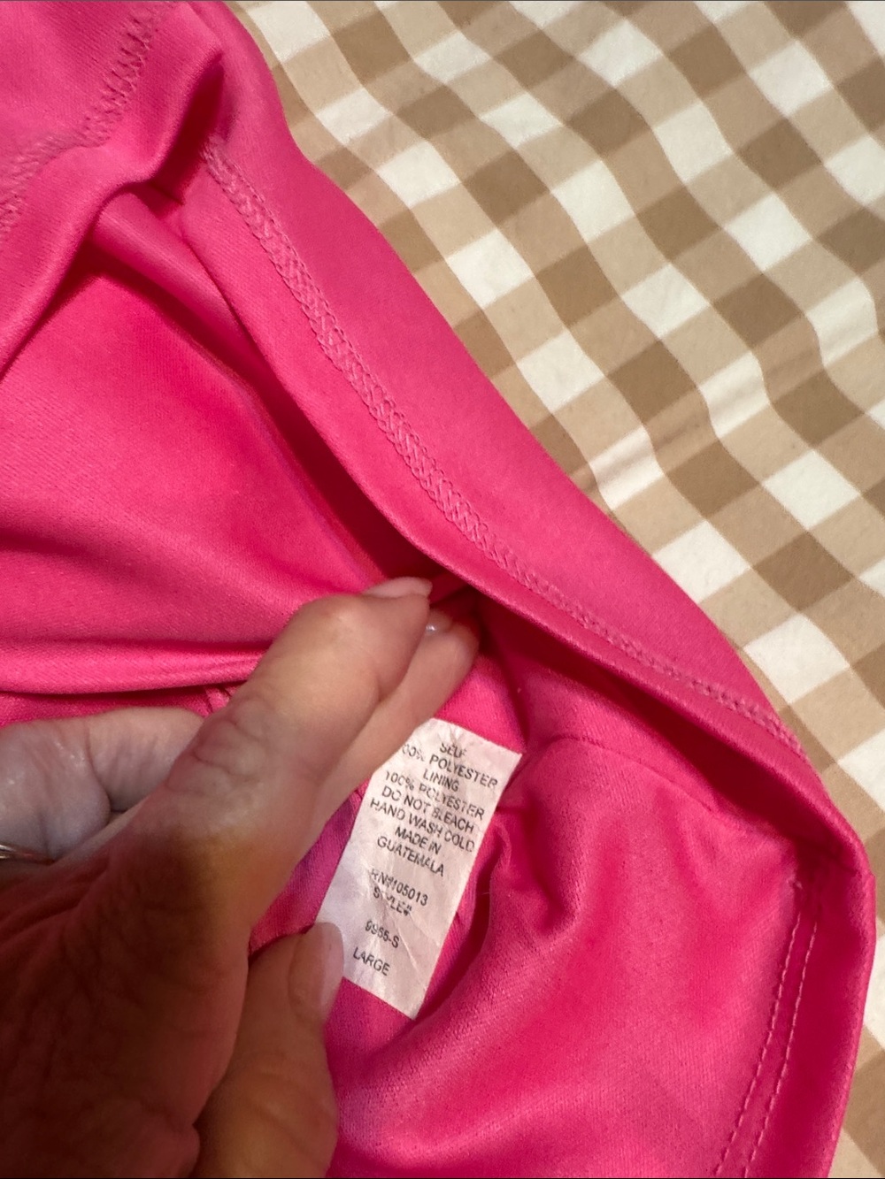 ANDREE BY UNIT Hot Pink V-Neck Mini Dress - Picture 6 of 7